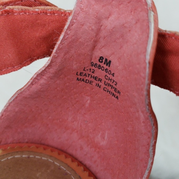 SOLD*** Sperry Wedge Peep Toe Sandals - Picture 6 of 8